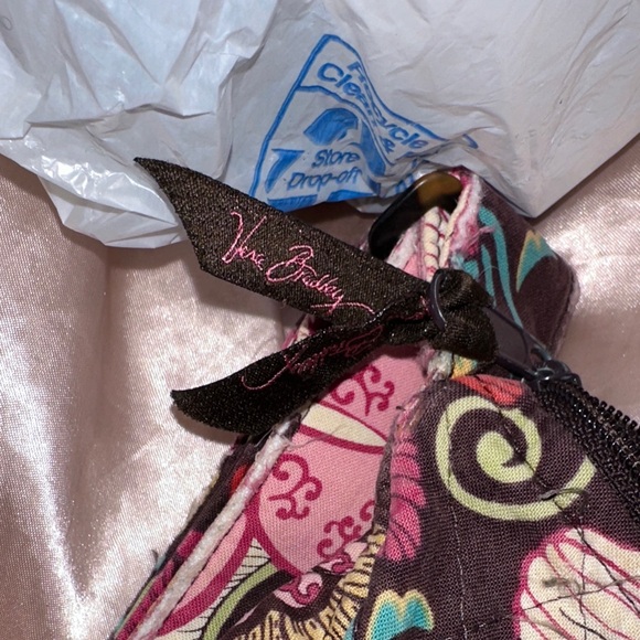 Vera Bradley Pink and Brown Floral Shoulder Bag - Picture 5 of 5